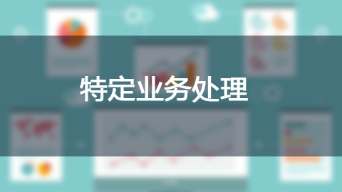 特定業(yè)務(wù)處理 